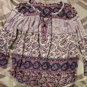 Floral Print Women's Top